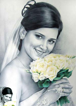 портрет на свадьбу