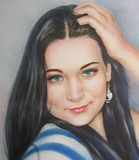 рисунок девушки