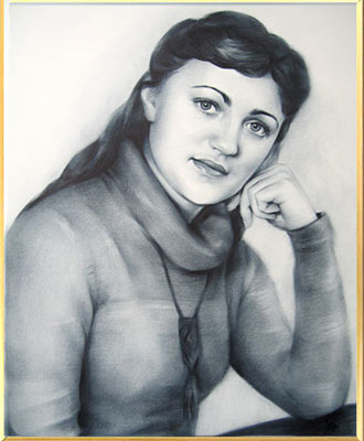 портрет мамы